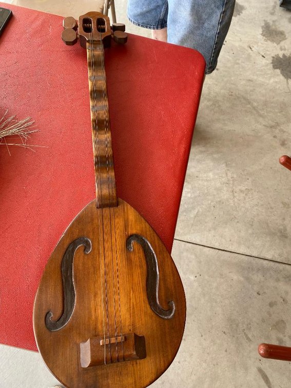 Decorative hand made wood instrument