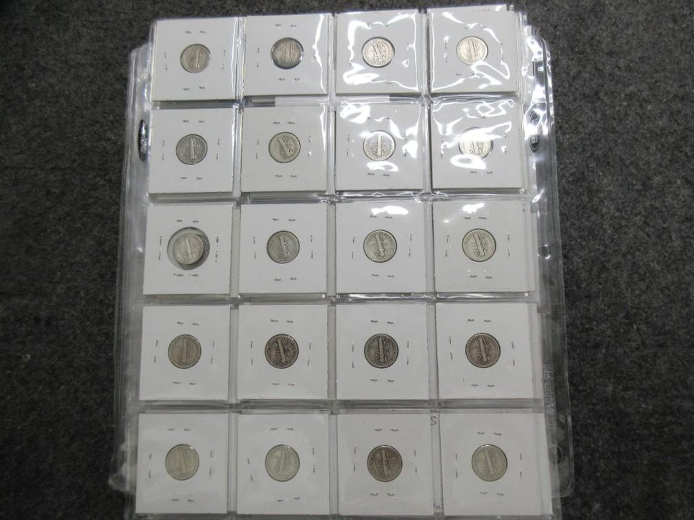 152 Silver Mercury Head dimes