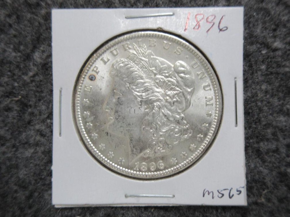 1896 Morgan dollar MS63
