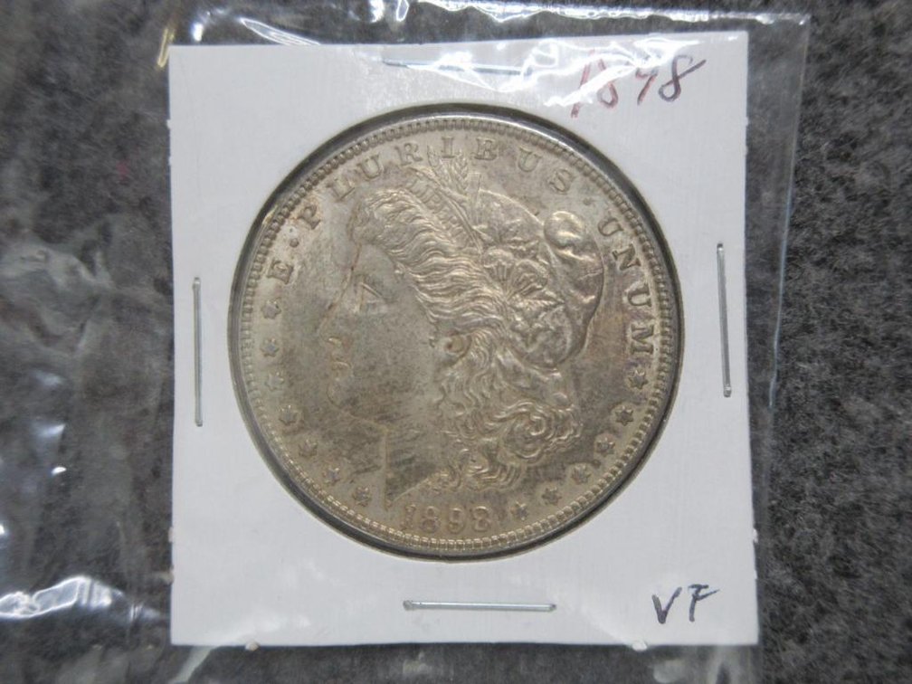 1898 Morgan dollar, XF