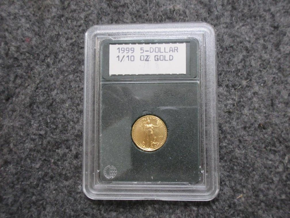 1999 $5 Gold Eagle 1/10th ounce
