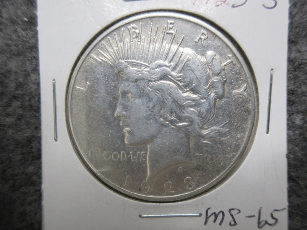 1923-s Peace Dollar with reserve