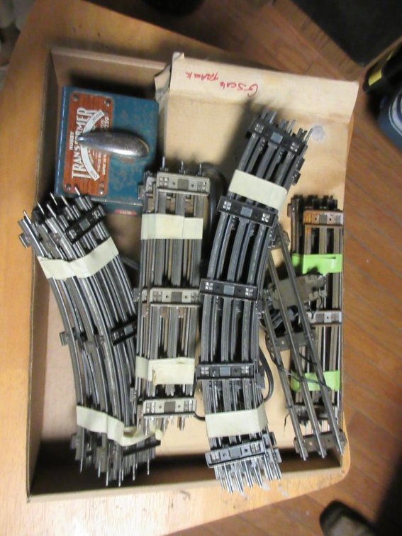 Train track: G-scale track, Hobby electric transformer