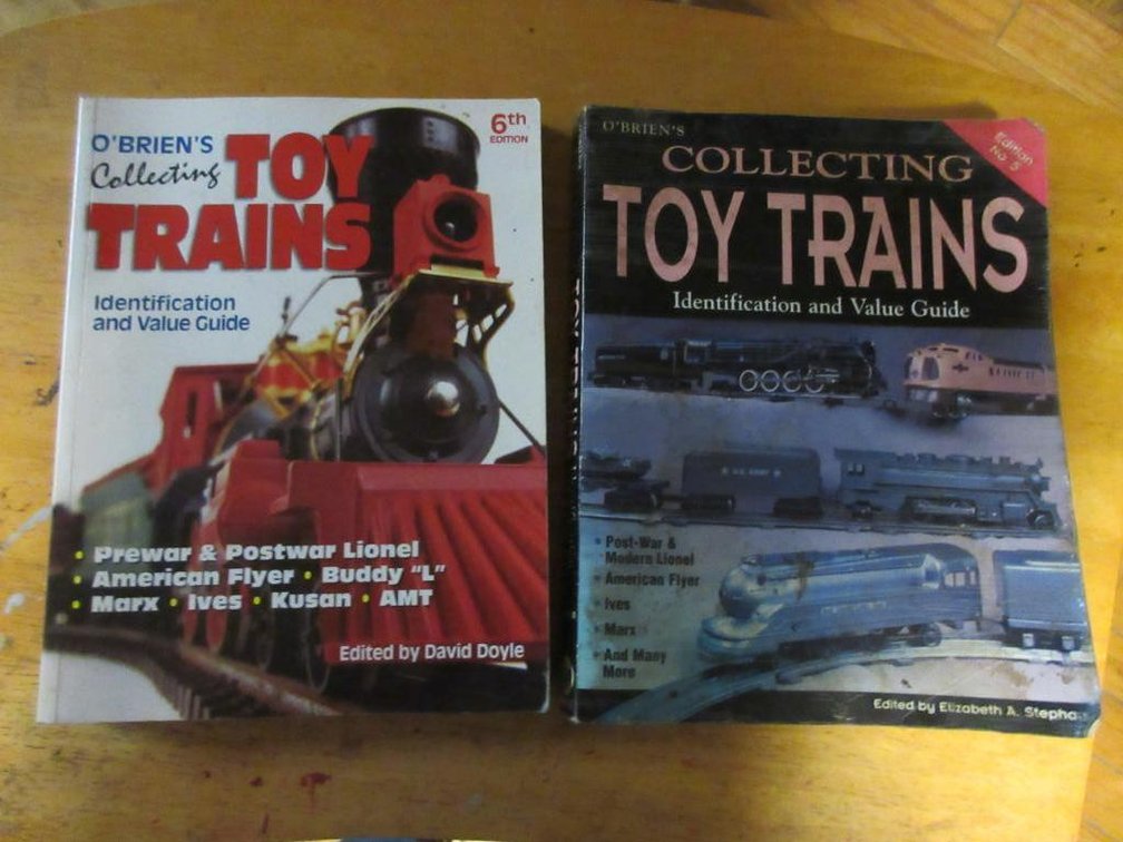 2 Toy train collector's books
