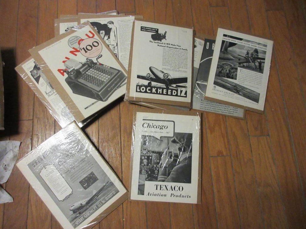 1 Lot of approx. 15 advertising cutouts