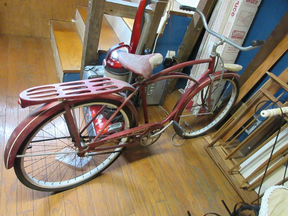 Schwinn Hornet bicycle w/ rocket light