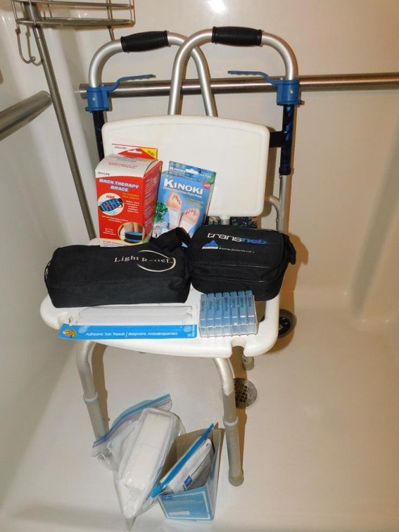 Walker, shower chair, Light Relief