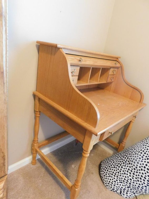Small roll top desk