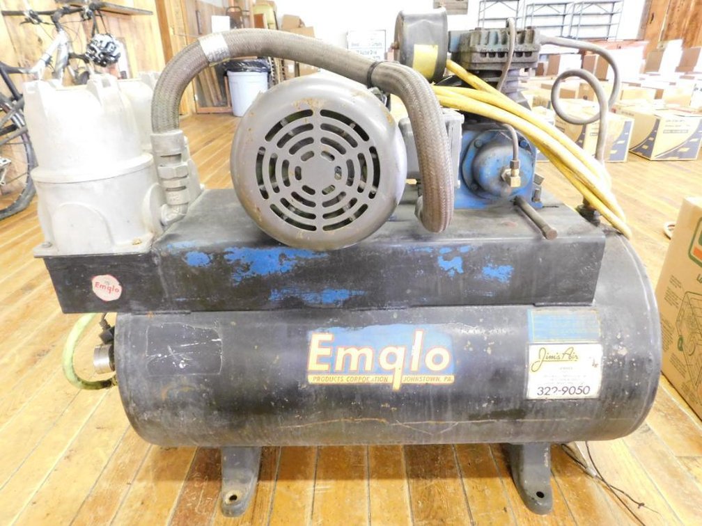 Emglo air compressor capacity unknown