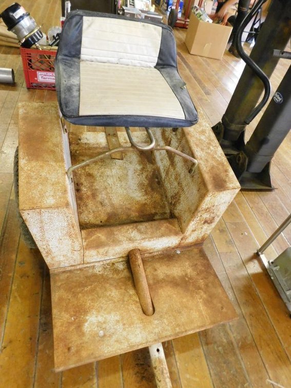 Pull behind seat cart