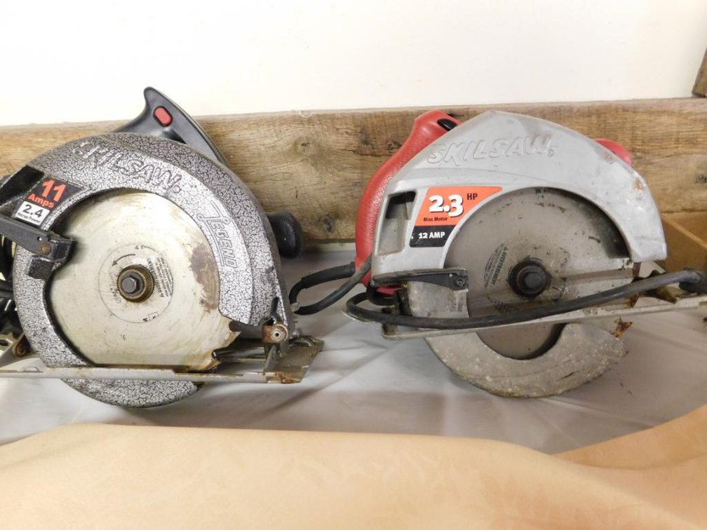 Skil Saw Legend 11 amp 2.4HP circular saw & Skil Saw 12 amp 2.3HP circular saw