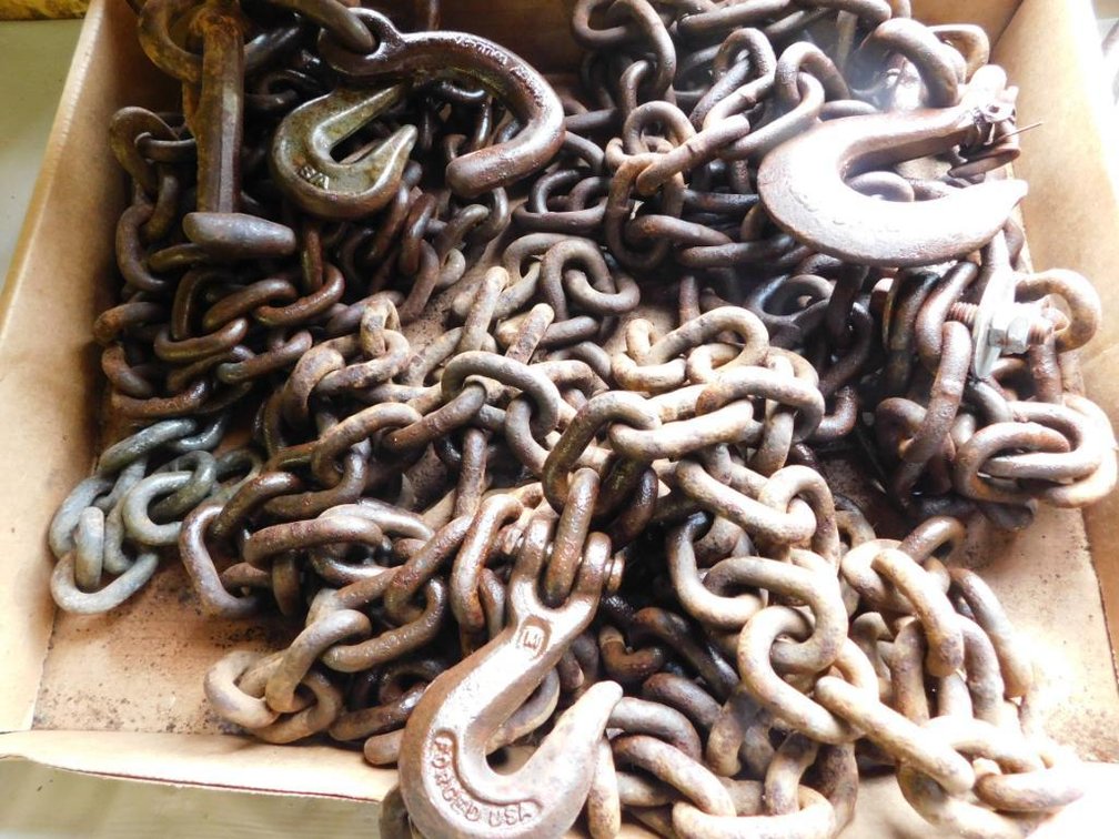 3 Single hook ended chains