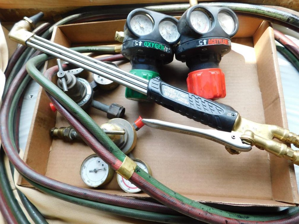 Victor torch & gauges
