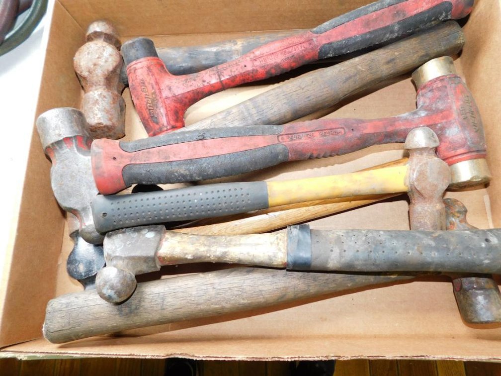 Lot of Snap-On mallets & assorted hammers