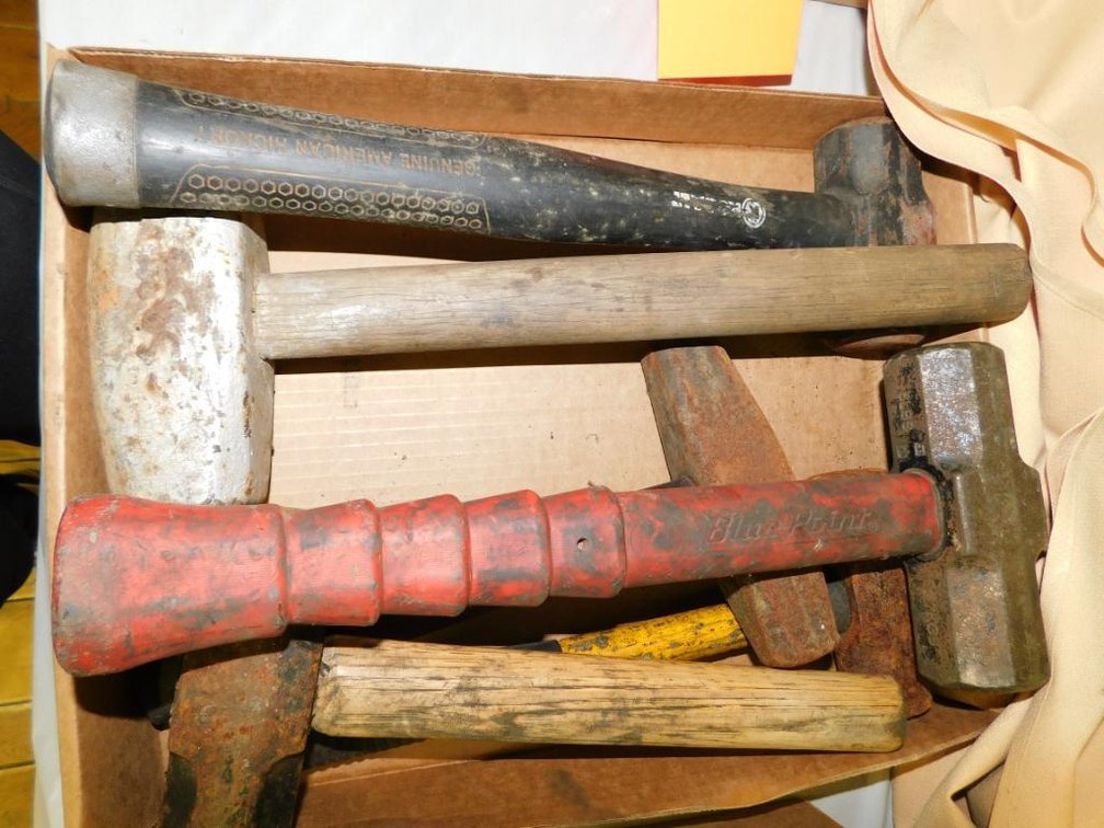 Assortment of shop hammers - Blue Point, Kobalt & misc.