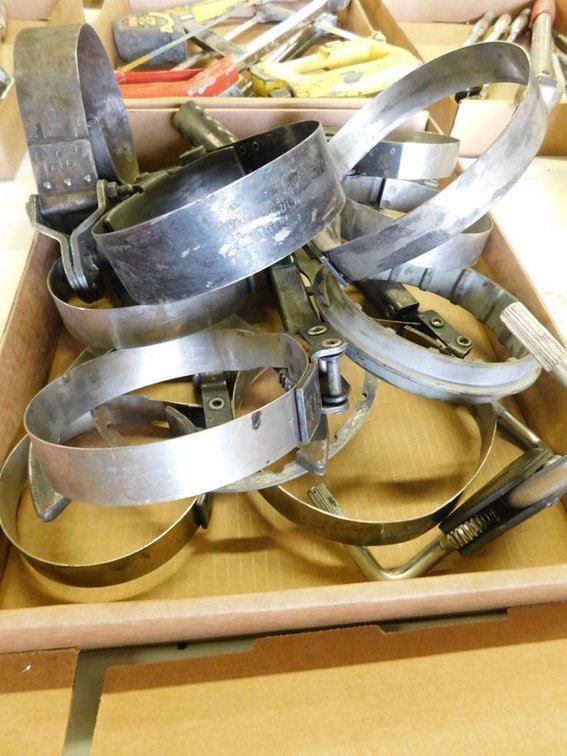 Large lot of filter wrenches