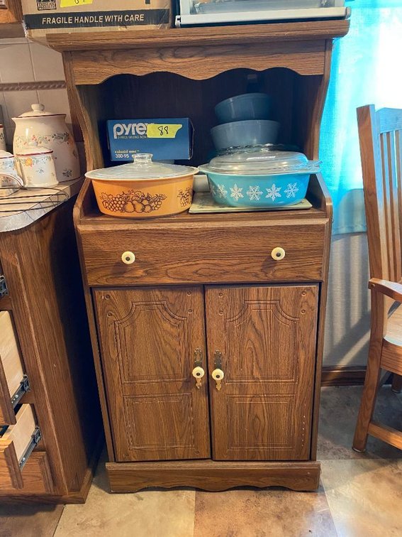 Microwave stand, not contents