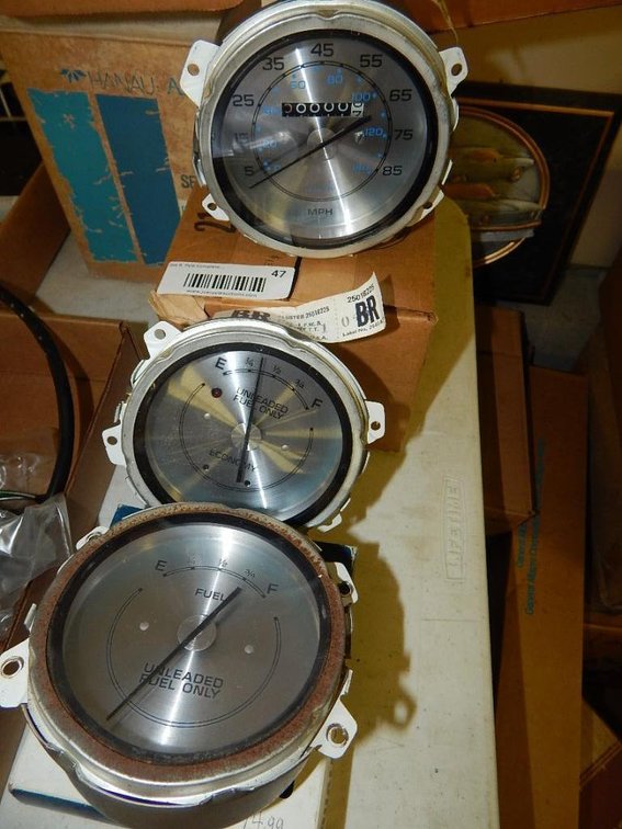 2 Fuel gauges & speedometer for 77-78 Buick Riviera