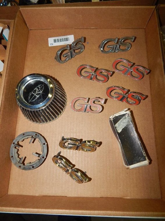 GS fender emblems (red, silver & gold)