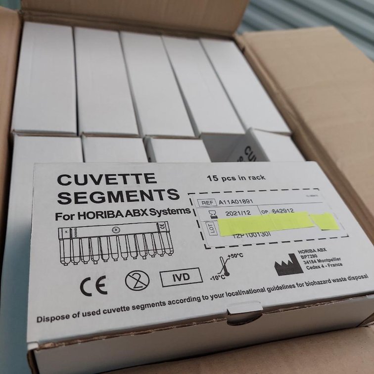 Box of Cuvette Segments