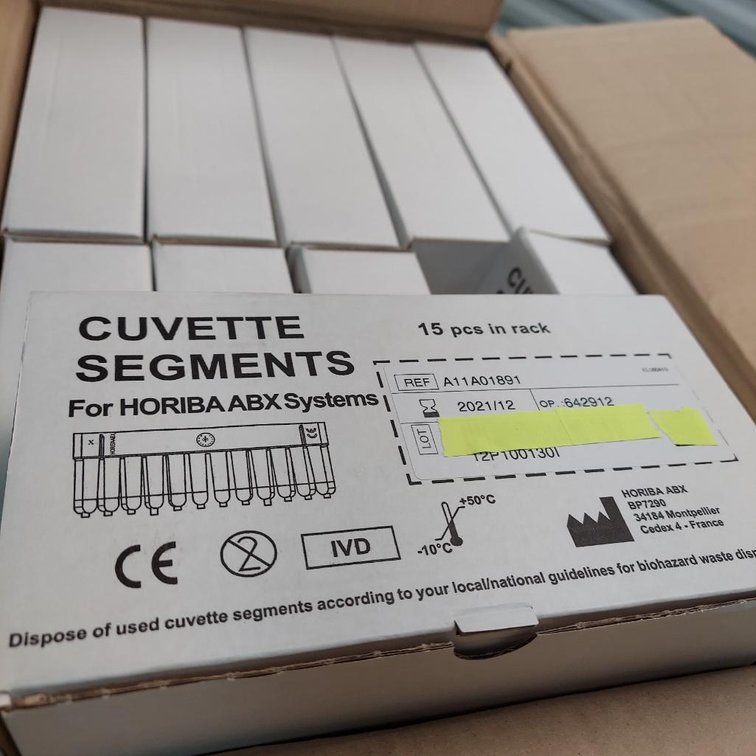 Box of Cuvette Segments