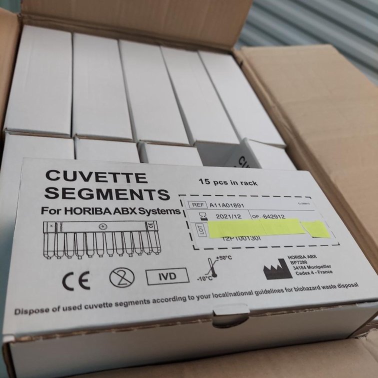 Box of Cuvette Segments