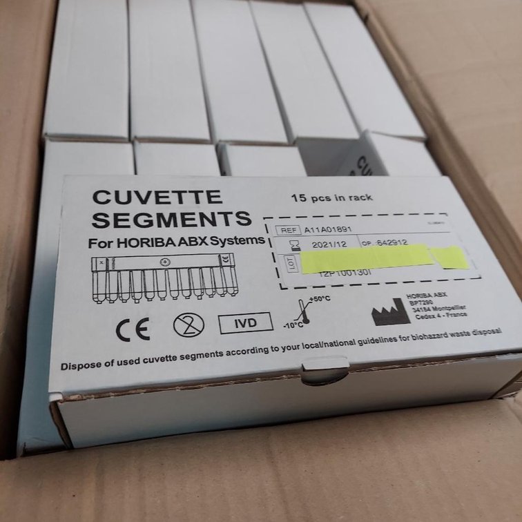 Box of Cuvette Segments