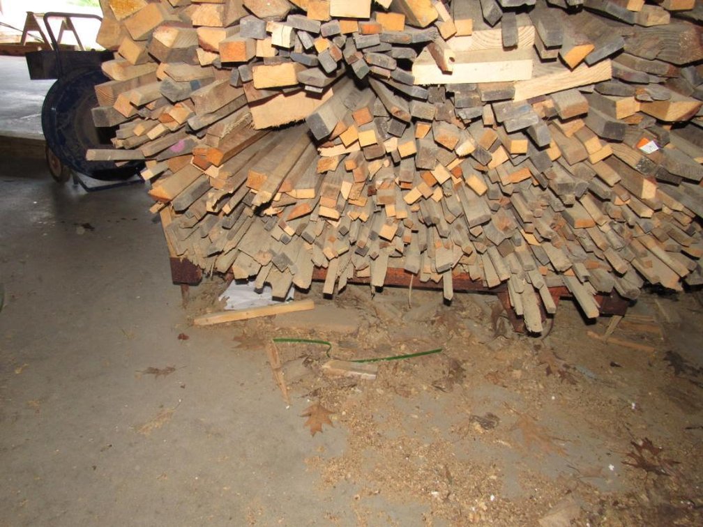 lumber Cart with Wood