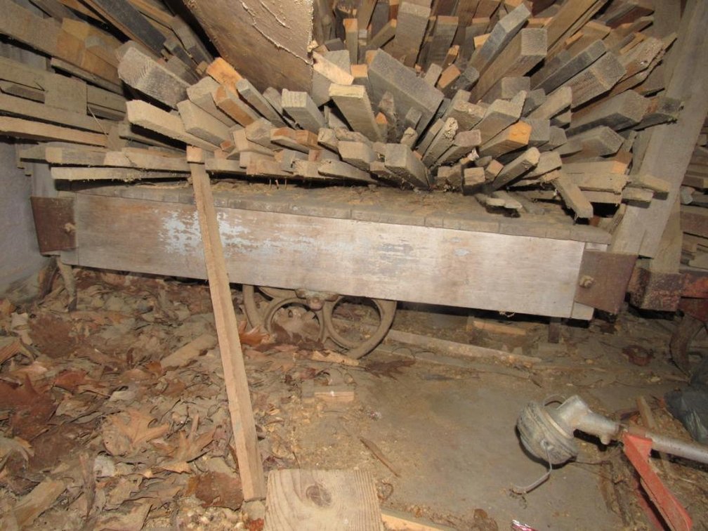 lumber Cart with Wood