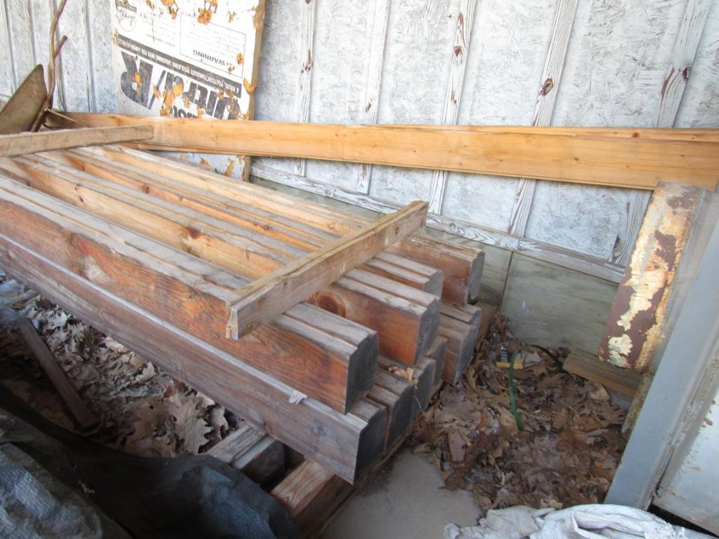 Misc. Stack of lumber