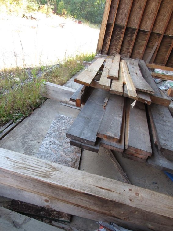 Misc. Stack of lumber