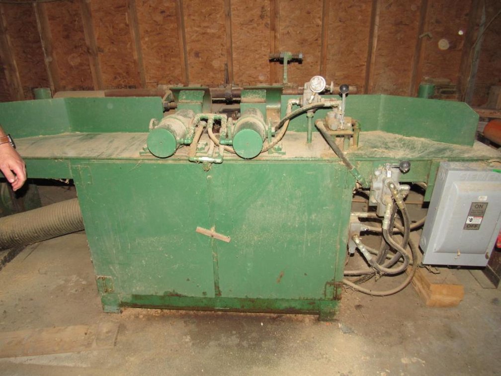 Green Hydraulic Wood Shaper and Shaver