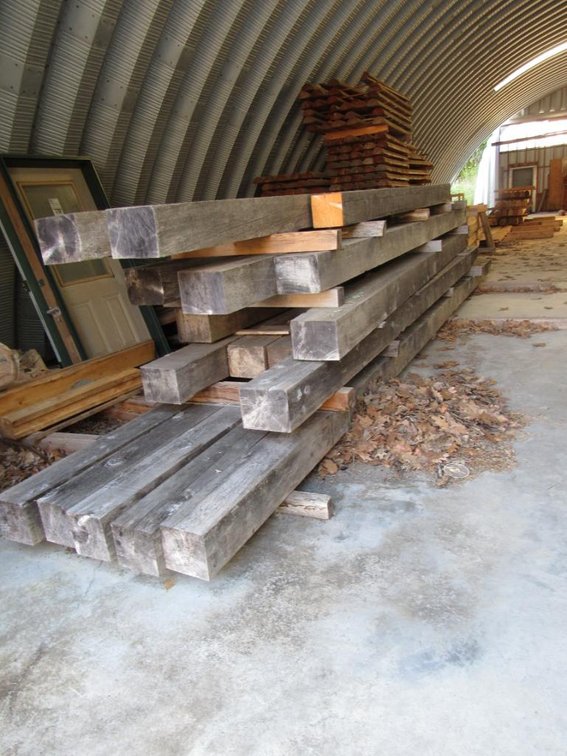Misc. Stack of lumber