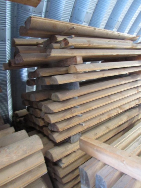 3 Stacks of lumber