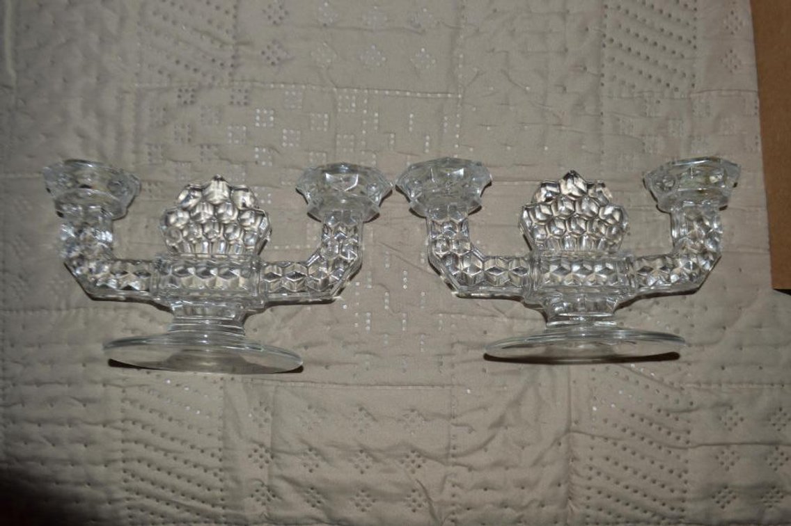 Fostoria candleholders
