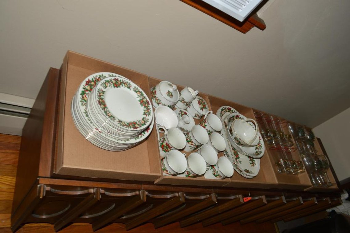 Christmas china set