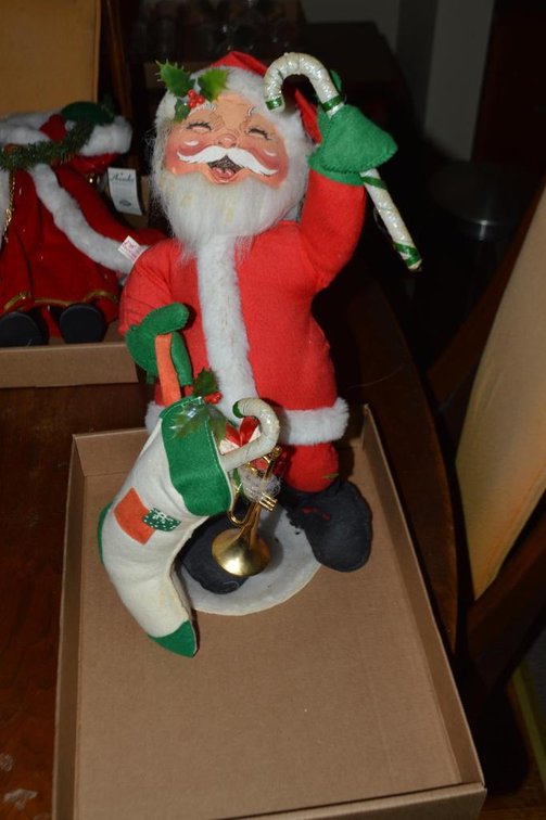 Santa with stocking