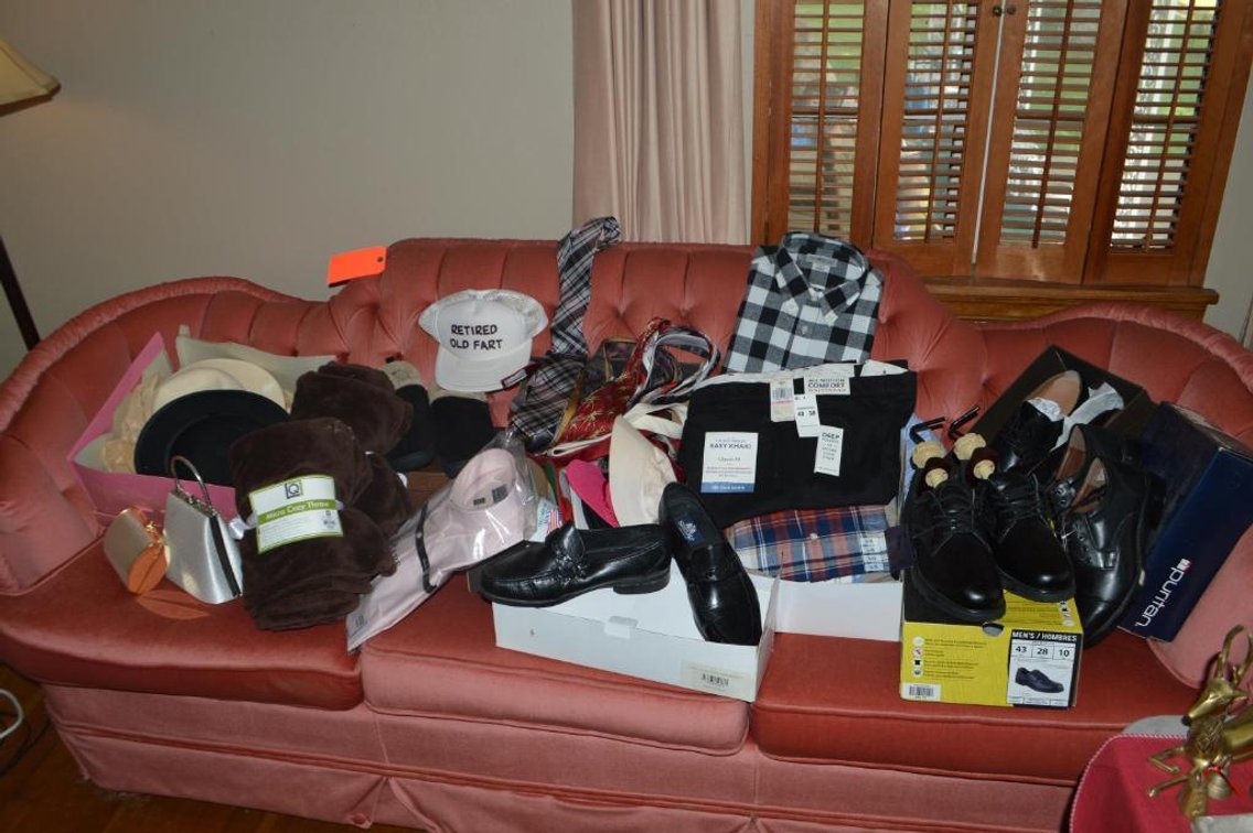 Clothing items; hats, shoes & ties