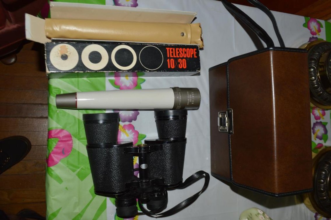 Telescope and binoculars
