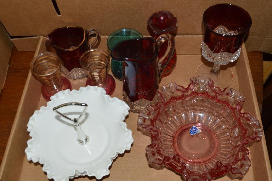 Fenton & Kanawha glassware