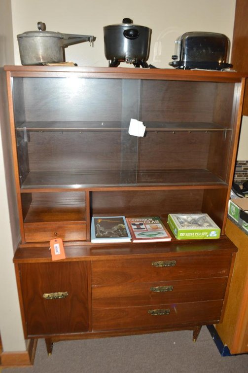 China cabinet; contents not included