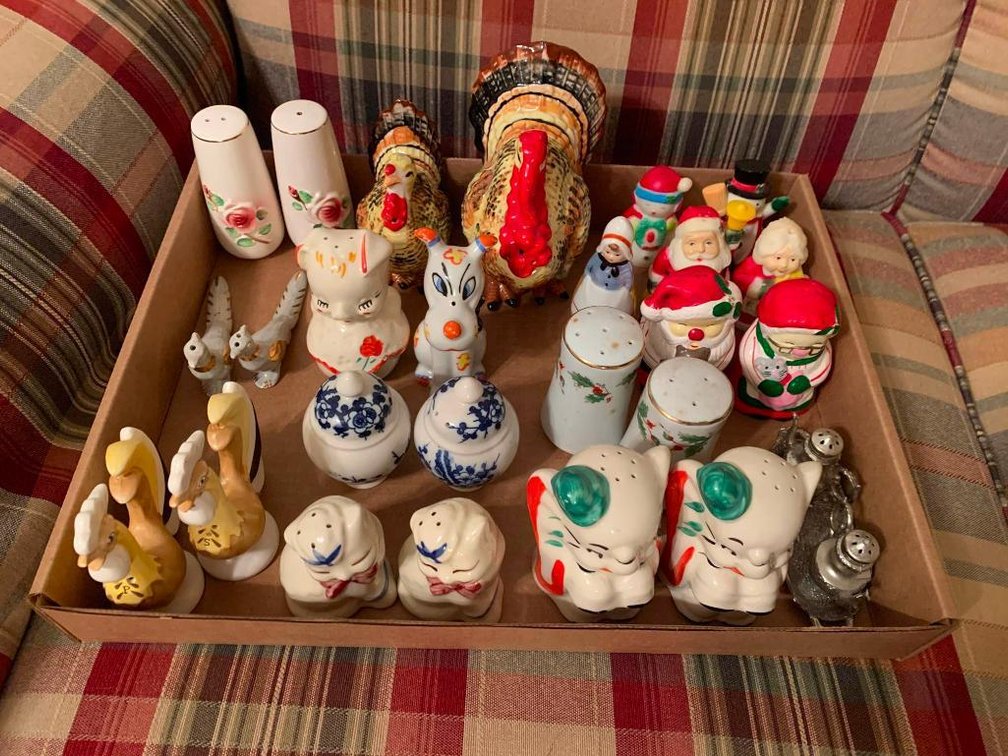 Collection of salt & pepper shakers