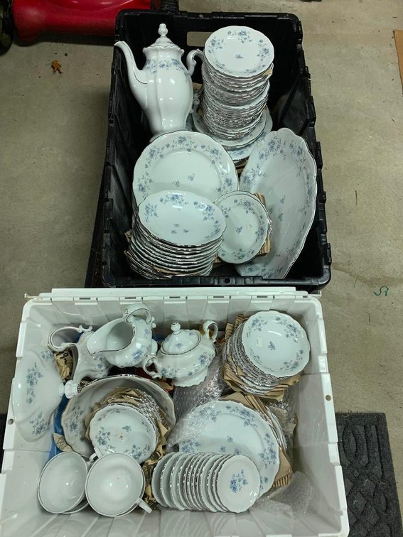Large collection of Haviland china