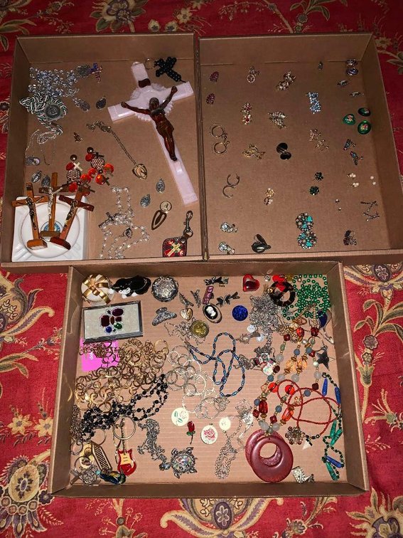 Collection of costume jewelry