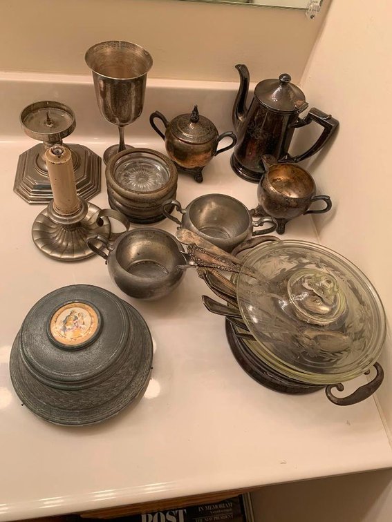 Silver-plate items
