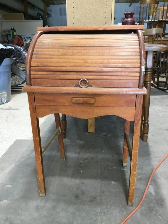 Child's roll-top desk