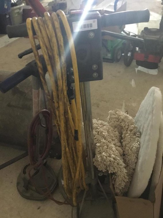 2 Electric floor buffers