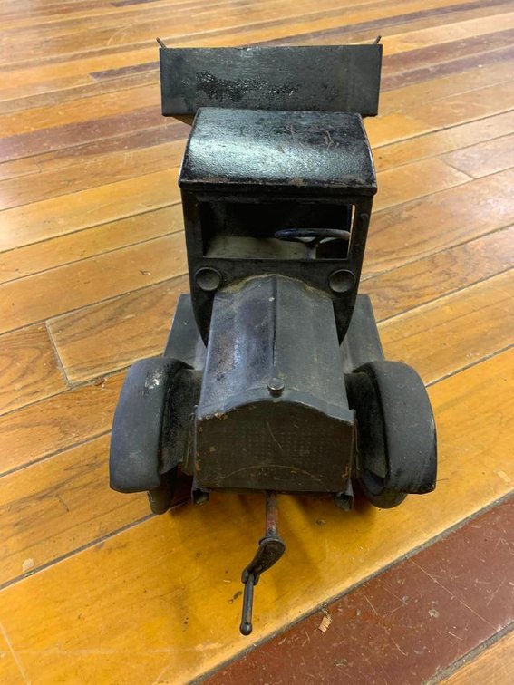 Vintage toy dump truck