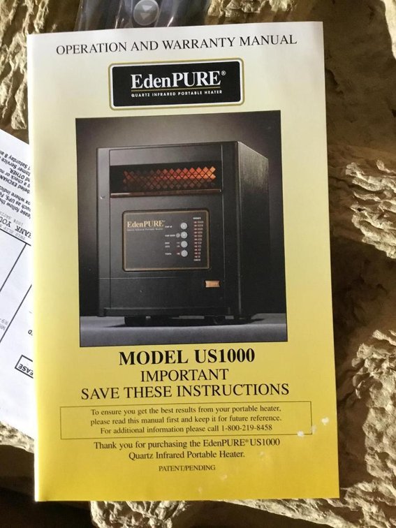 Edenpure heater