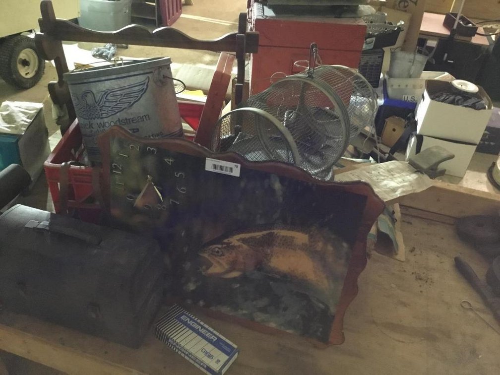 Lot of fishing and hunting supplies